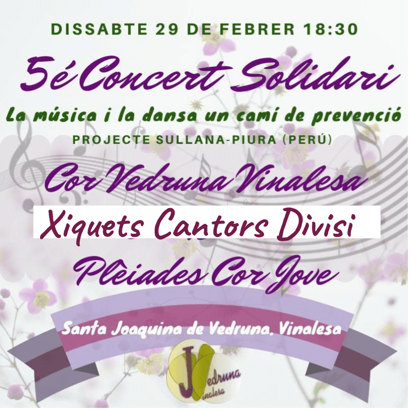 Concert de Xiquets Cantors Divisi