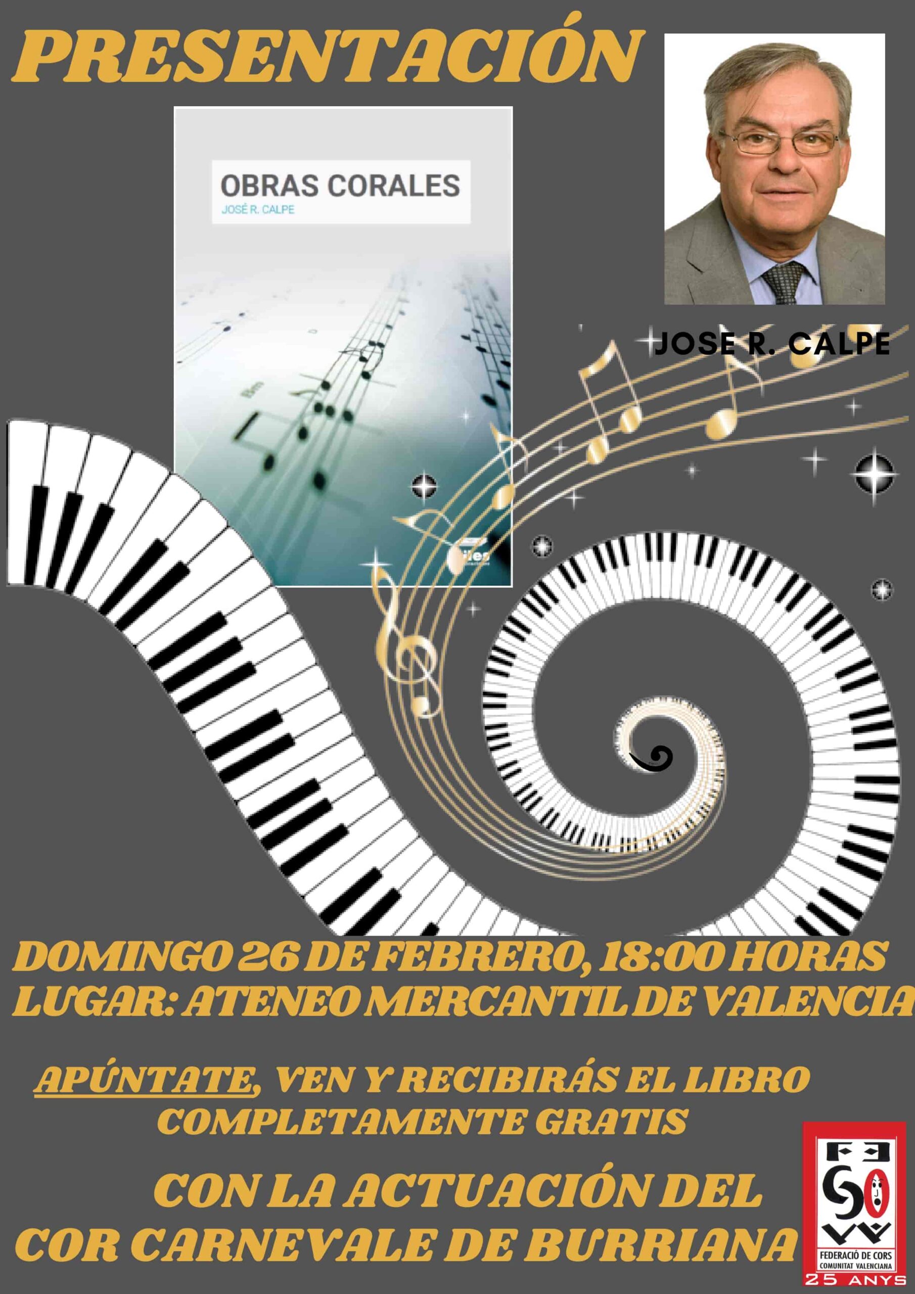 Presentación libro José Ramón Calpe