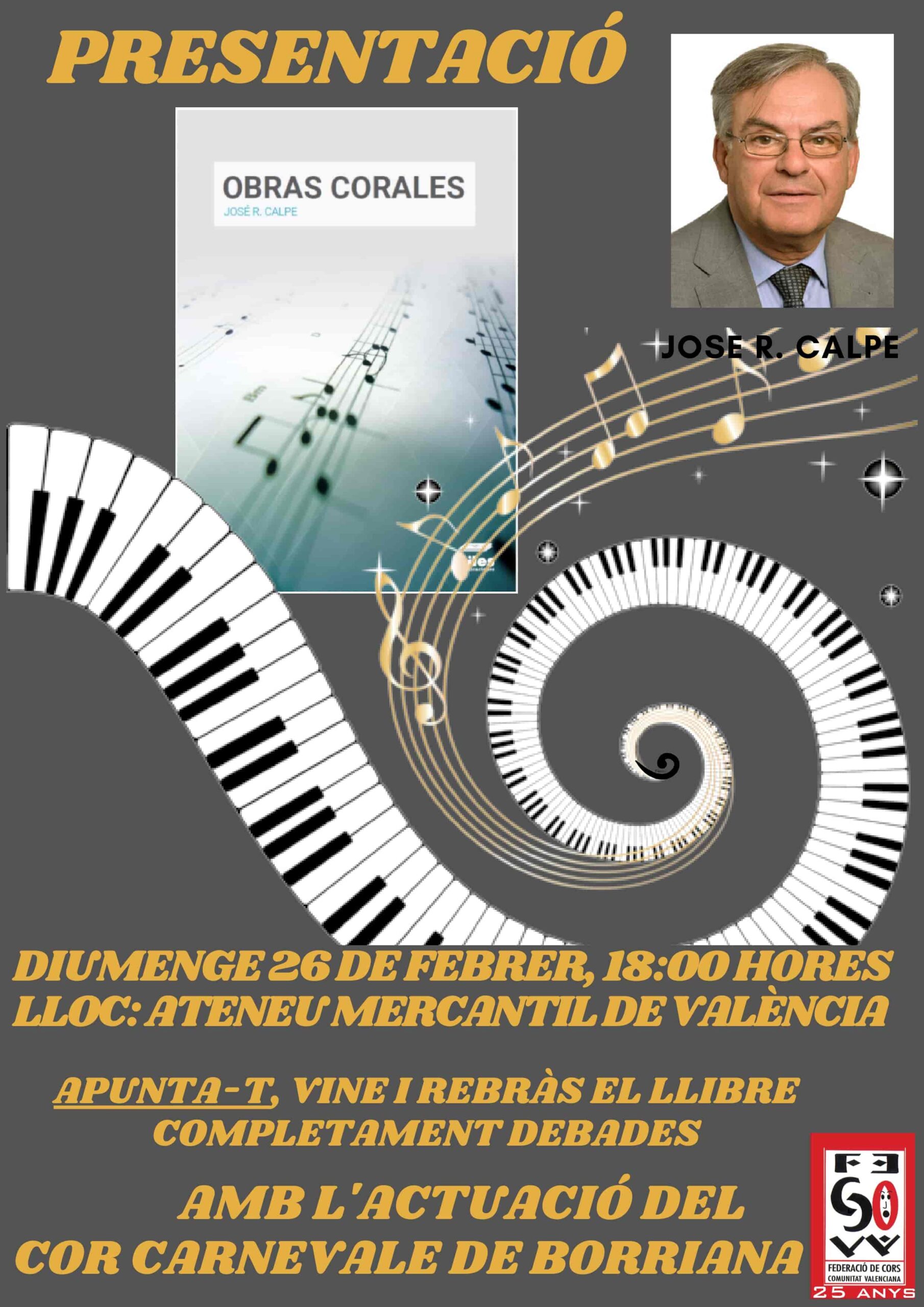 Presentació llibre José Ramón Calpe