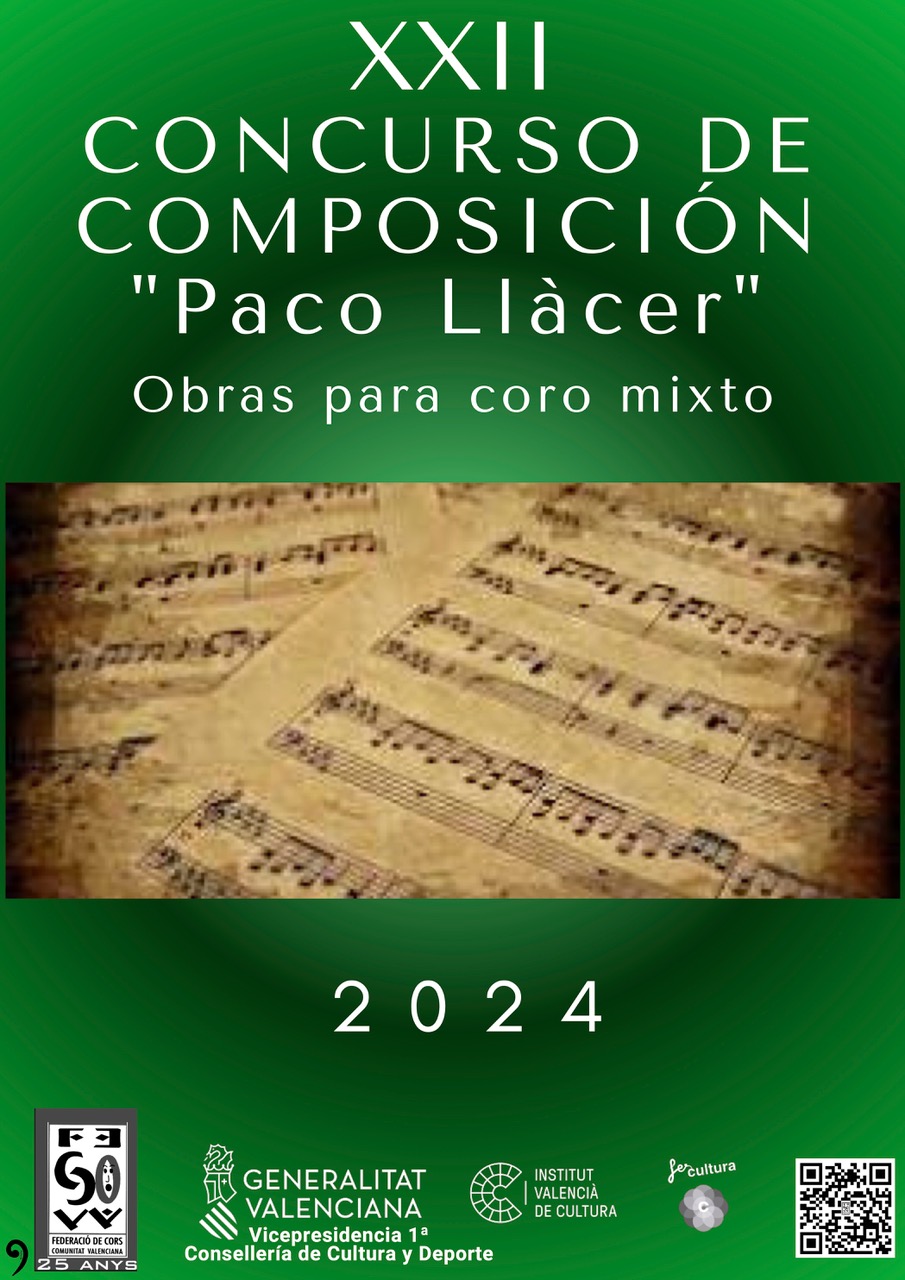 Fallo del XXII Concurso de composición PACO LLACER