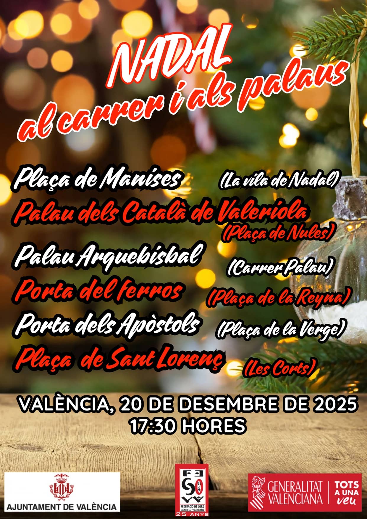 Nadal al Carrer i als Palaus 2025