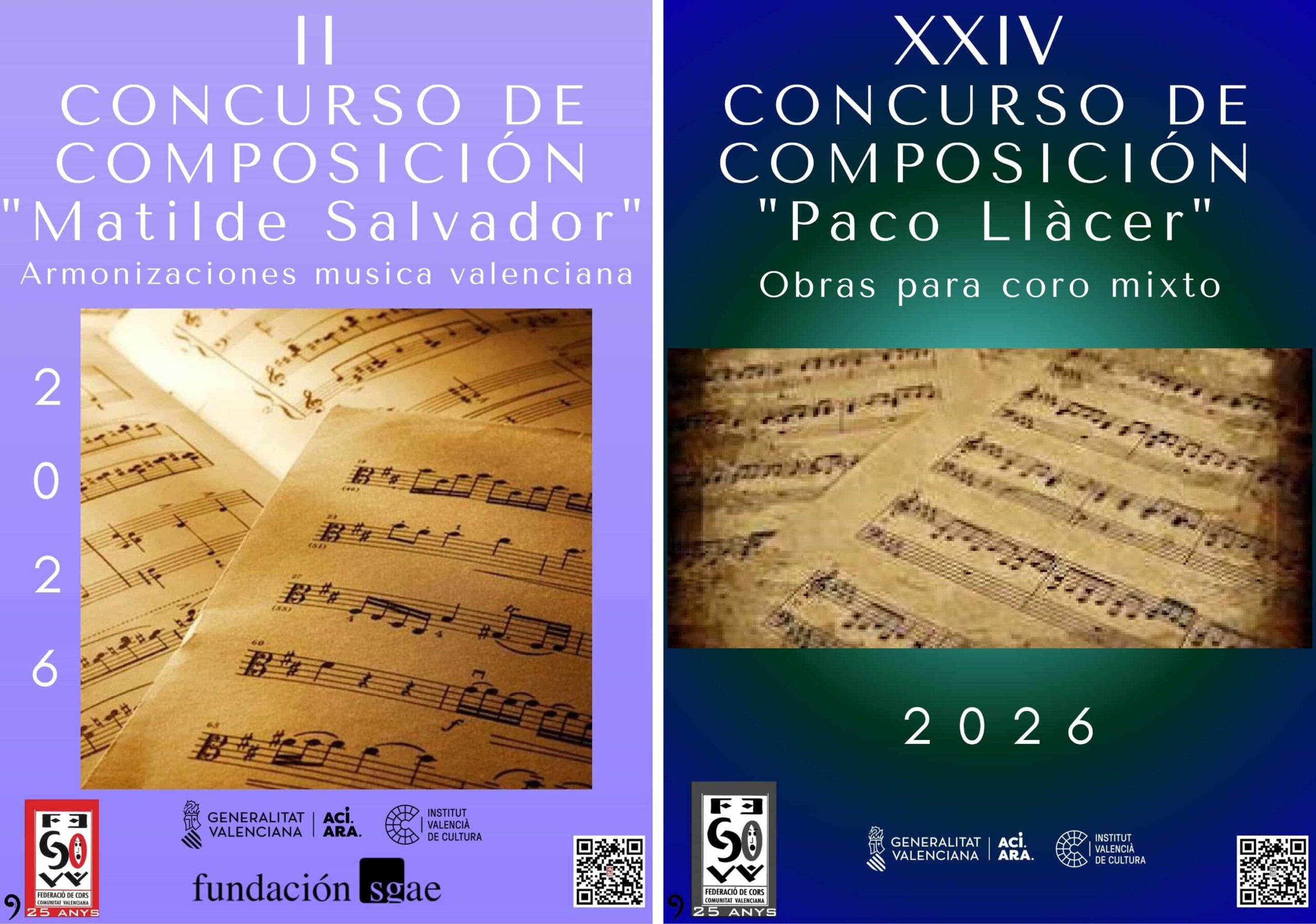 Fallo del  Concurso  “Paco Llácer» y del «Matilde Salvador»